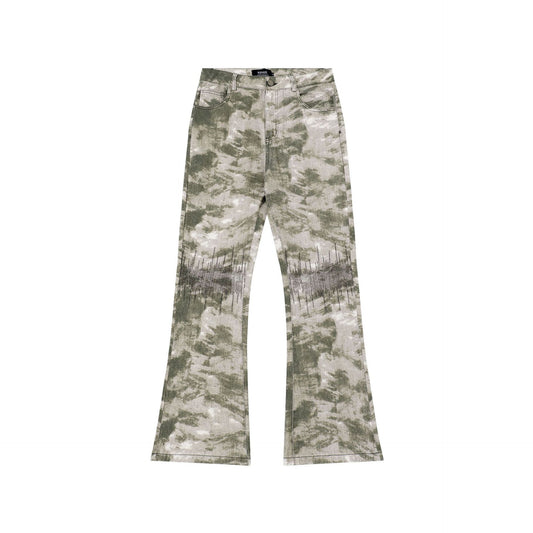 Camouflage Wide Leg Pants WN12776