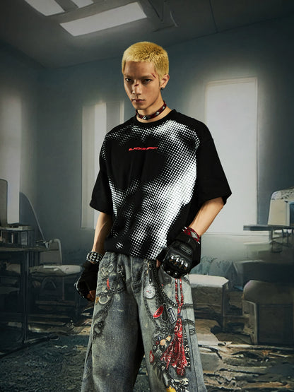 Heavyweight Print Pure Cotton Short Sleeve T-Shirt WN20551