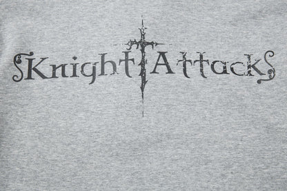 High-Neck Knight Graphic Short Sleeve Polo Shirt WN25839