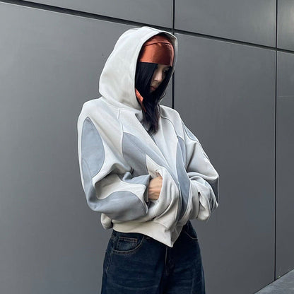 Panel Raglan Design Hoodie WN25562