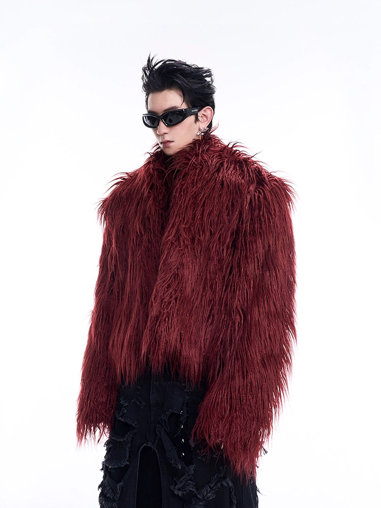 Fake Fur Short Jacket WN10232