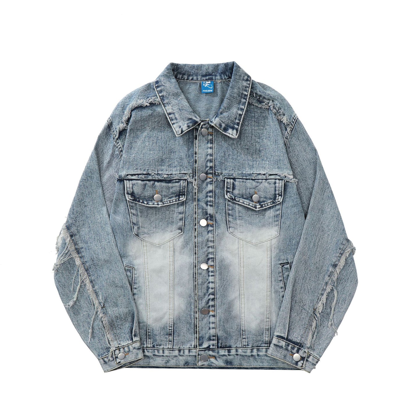 Oversize Damage Denim Jacket WN11024