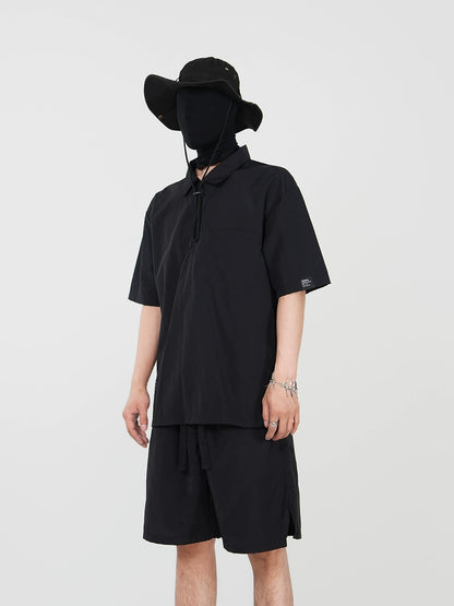 Lightweight Functional Short Sleeve T-Shirt & Quick-Dry Half Pants Setup WN17343