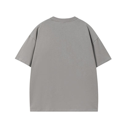 3D Heart Letter Embroidery Short Sleeve T-Shirt WN26923