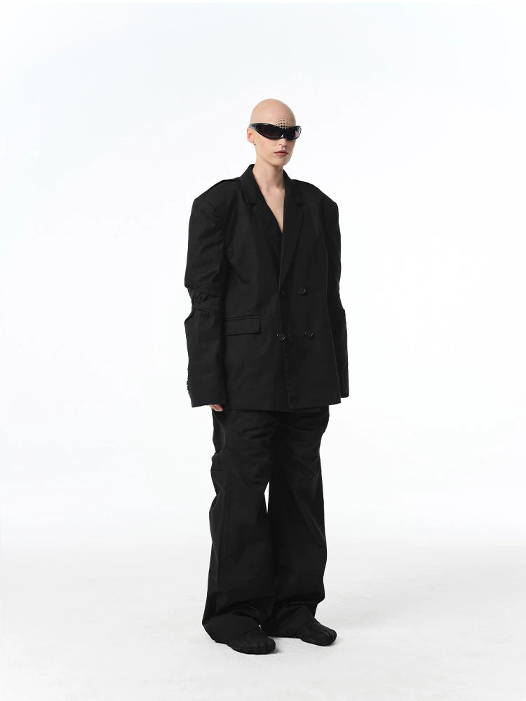 Pleats Deconstruction Tailored Jacket WN21293