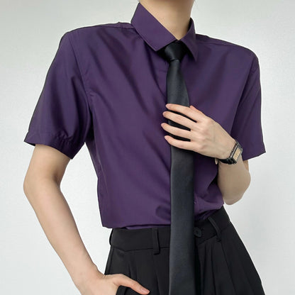 Plain Long & Short Sleeve Shirt WN19652