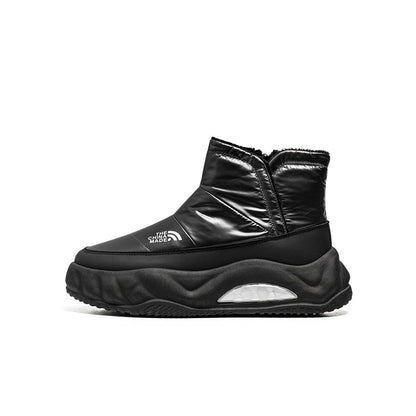 Glossy Panel Platform Winter Boots WN23448