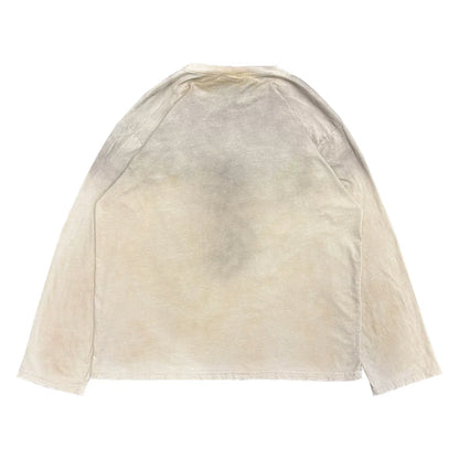 Graffiti Print Minimalist Long Sleeve T-Shirt WN18743