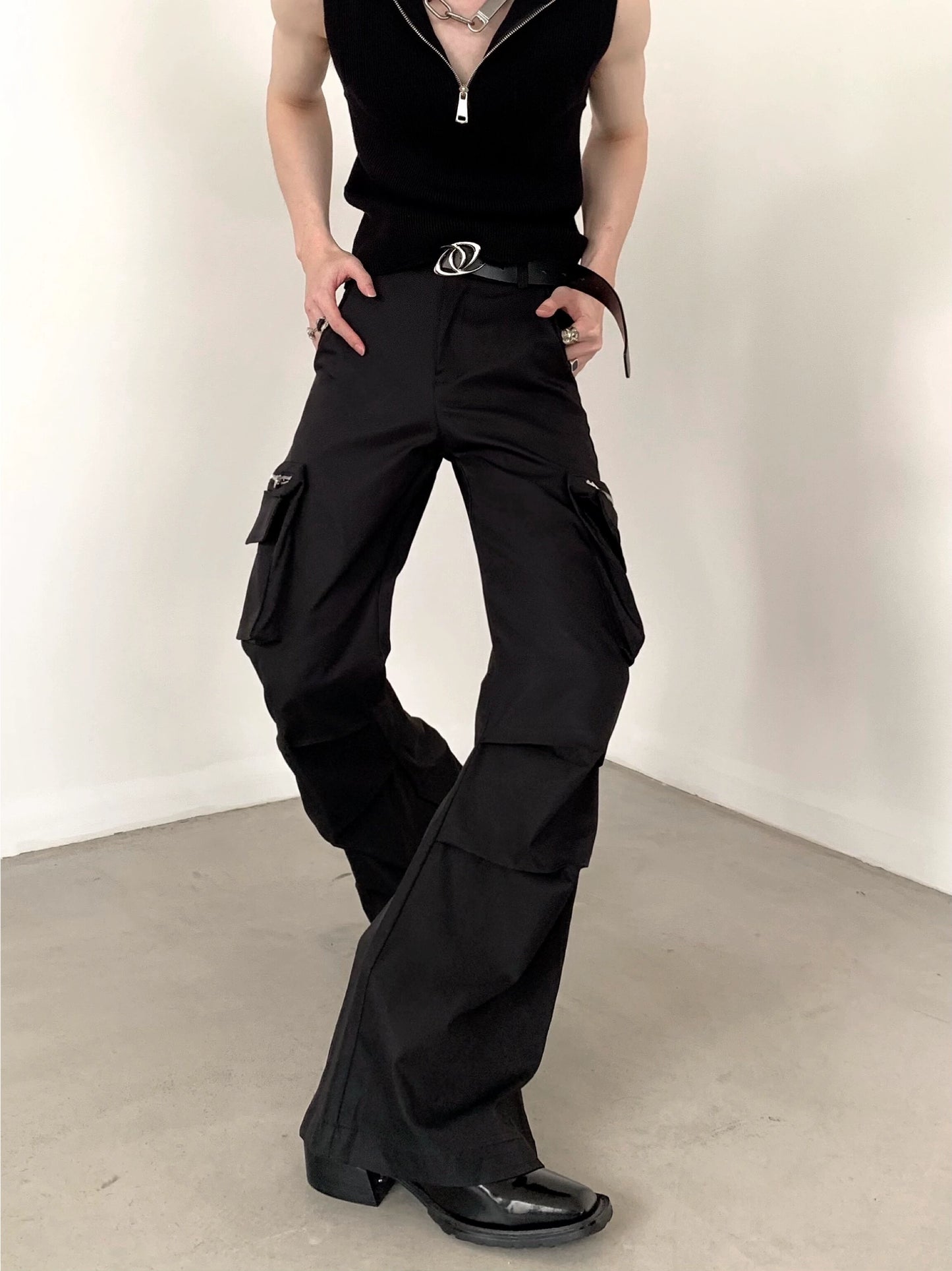 Large Pocket Cleamfit Casual Pants WN5998