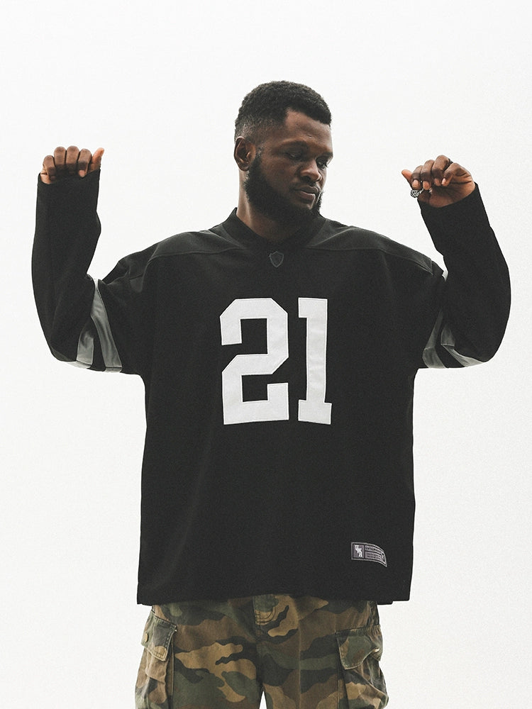 Mesh Sporty Jersey Long Sleeve T-Shirt WN17721