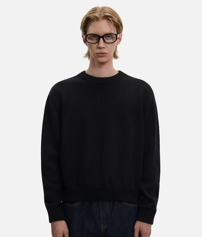 Stripe Short Knit Sweater WN21423