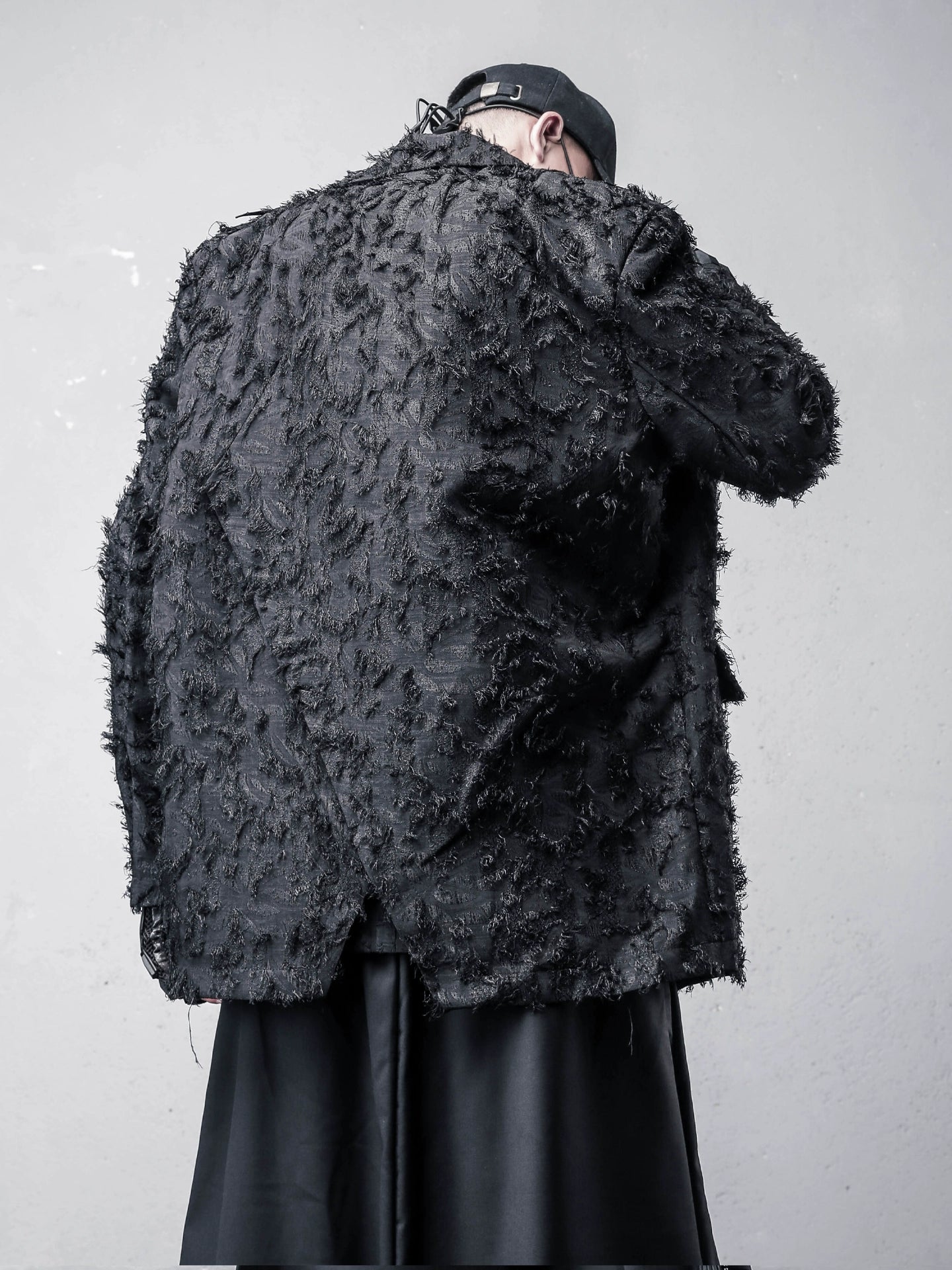 Texture Damage Harness Tailored Jacket WN22417