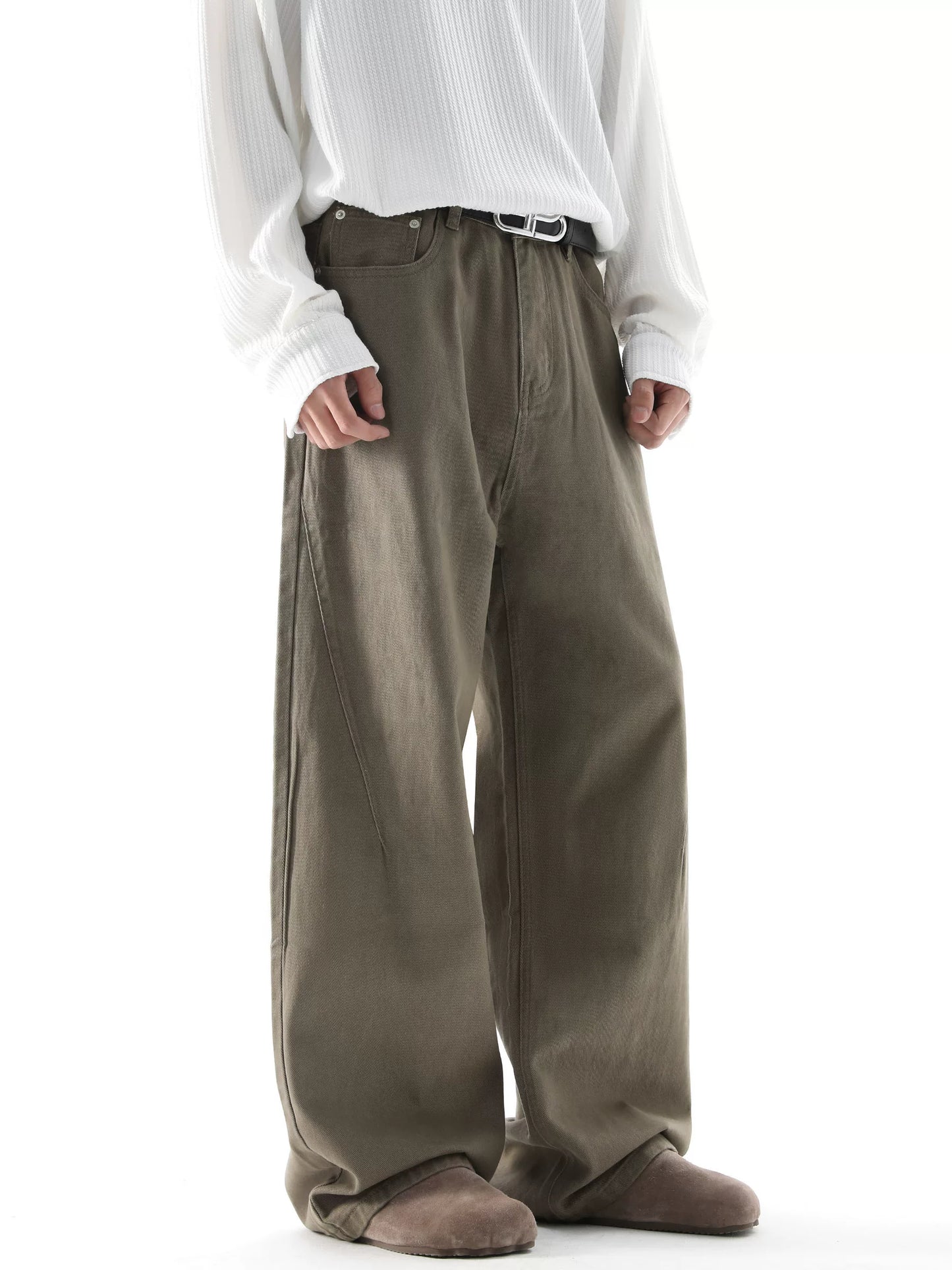 Wide-Leg Straight Pants WN10472