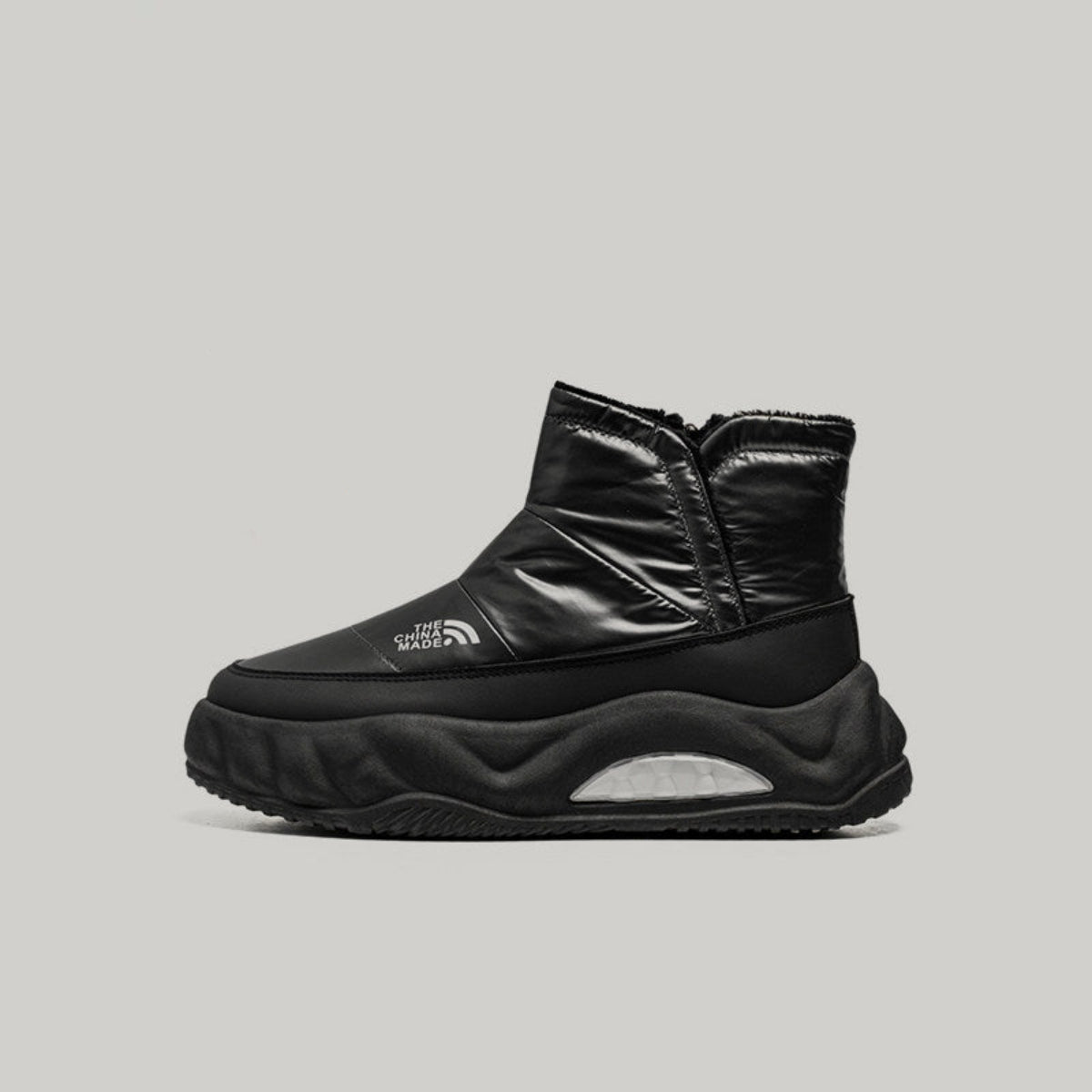 Glossy Panel Platform Winter Boots WN23448