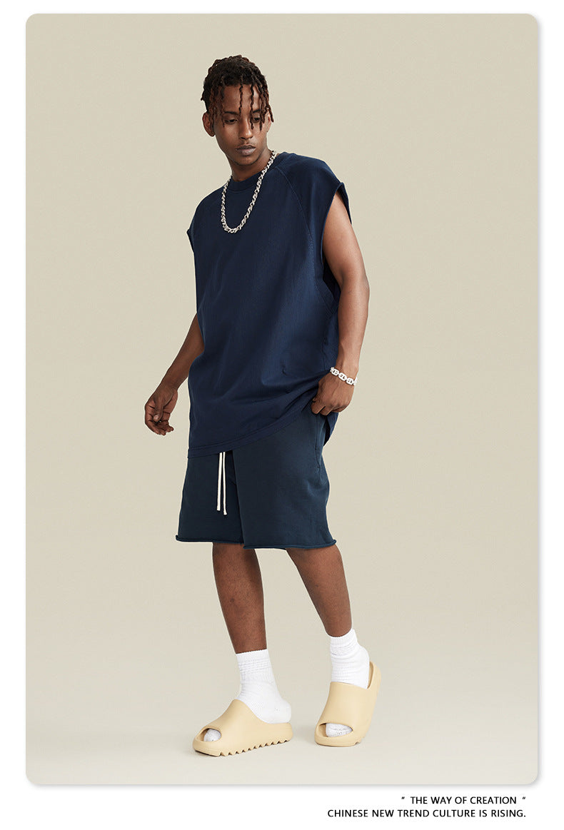 Washed Oversize Tank Top T-shirt WN6447