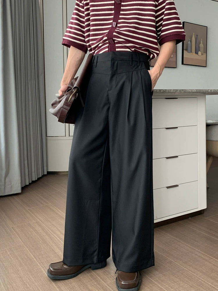 Lightweight Straight Wide Leg Trousers WN20424