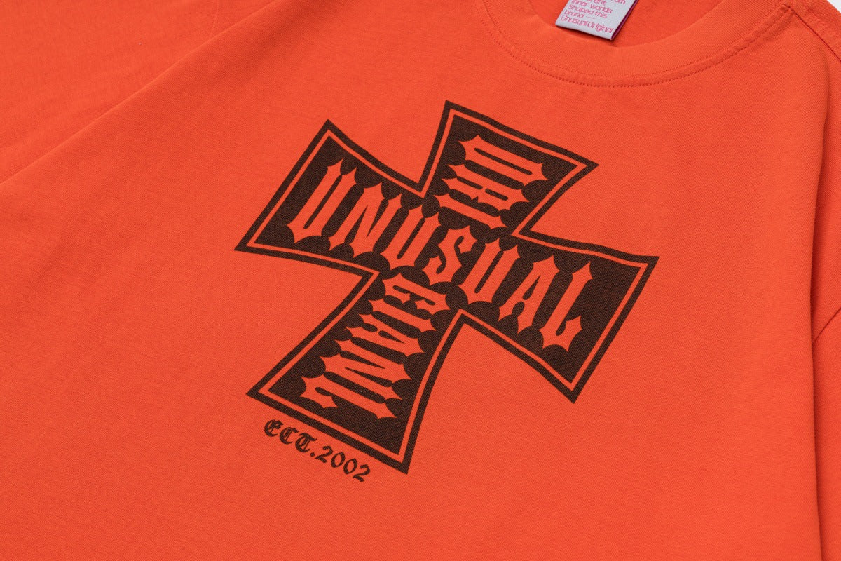 Cross Print Short Sleeve T-Shirt WN25869
