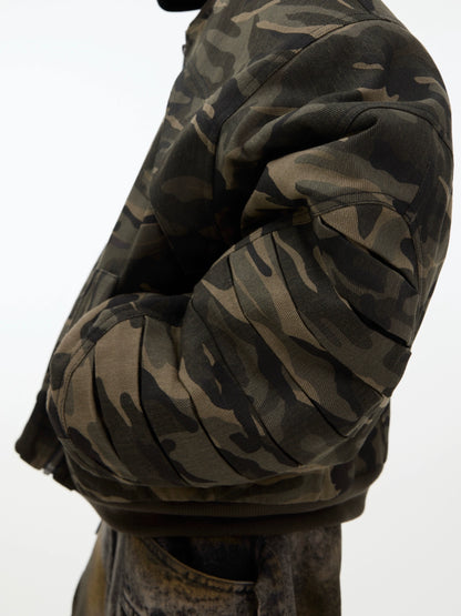 Heavyweight Camouflage Oversize Puffer Jacket WN9876