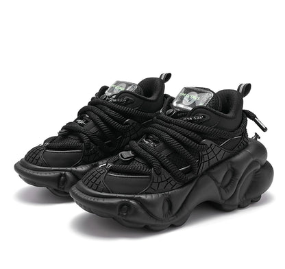 Mecha Chunky Sole Mesh Design Shoes WN19194