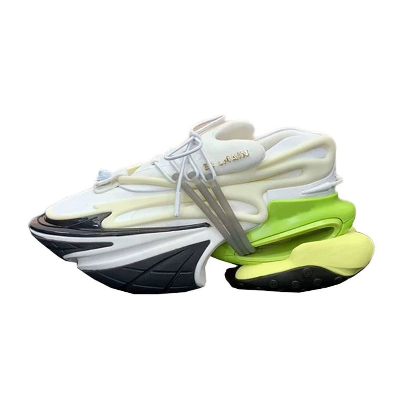 Striking lace Design Chunky Sole Shoes WN19168