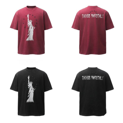 Heavyweight Metal Detail Short Sleeve T-Shirt WN26024