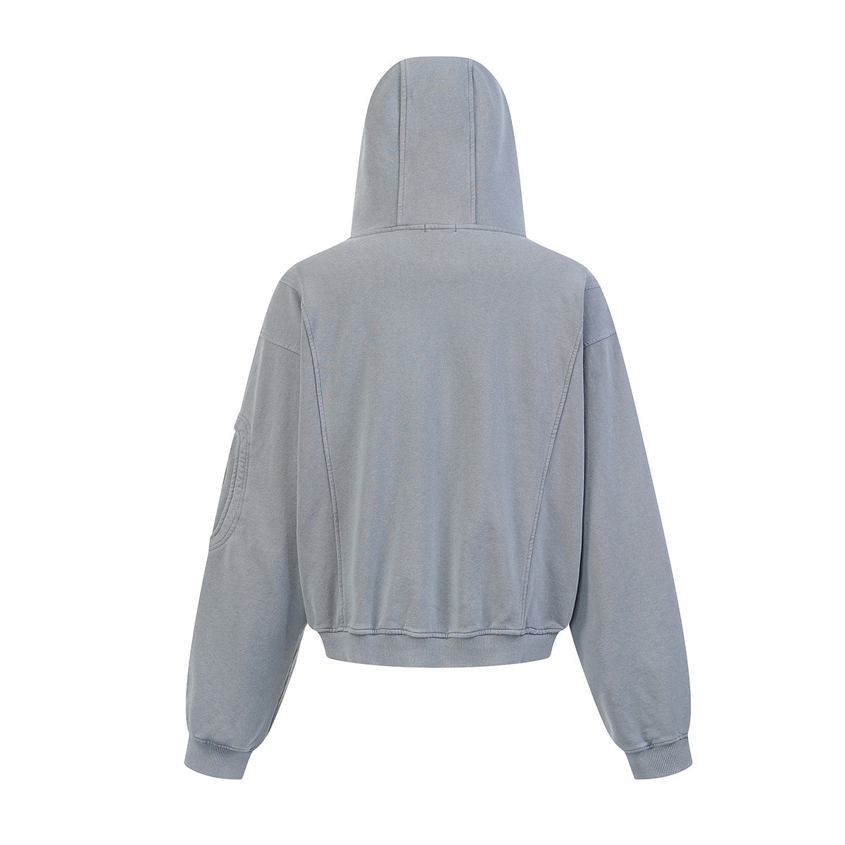 Heavyweight Wash Damage Zipper Hoodie WN25592