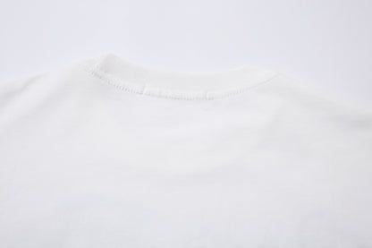 Illustration Graffiti Letter Short Sleeve T-Shirt WN25430