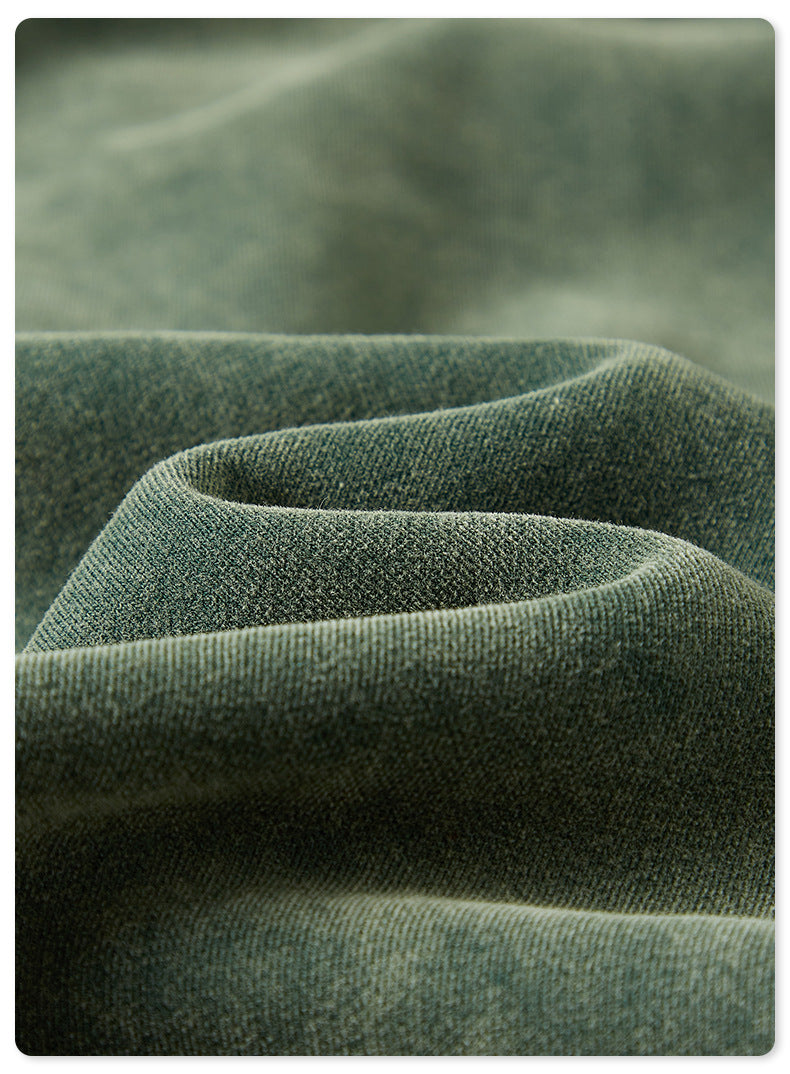 Oversize Washed Zipper Hoodie WN6461