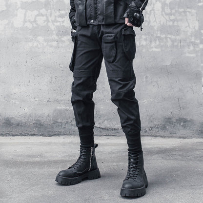 Tactical Bullet Pocket Functional Cuffed Cargo Pants WN22479