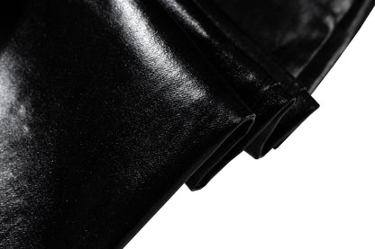 Coated Glossy Flare Denim Jeans WN11356