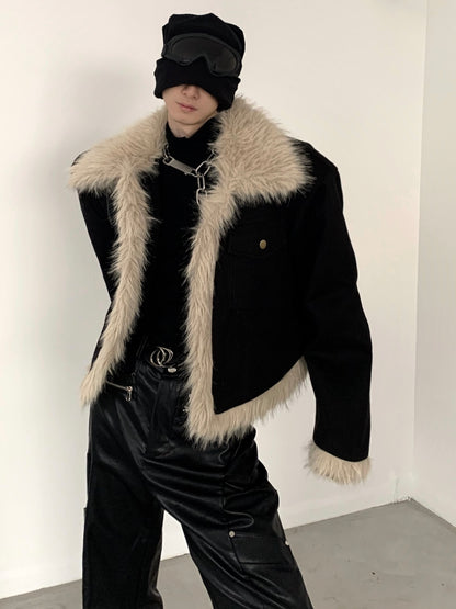 Fur Collar Design Thick Jacket WN9103