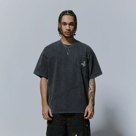 Washed Heavyweight Oversize Short Sleeve T-Shirt WN17465