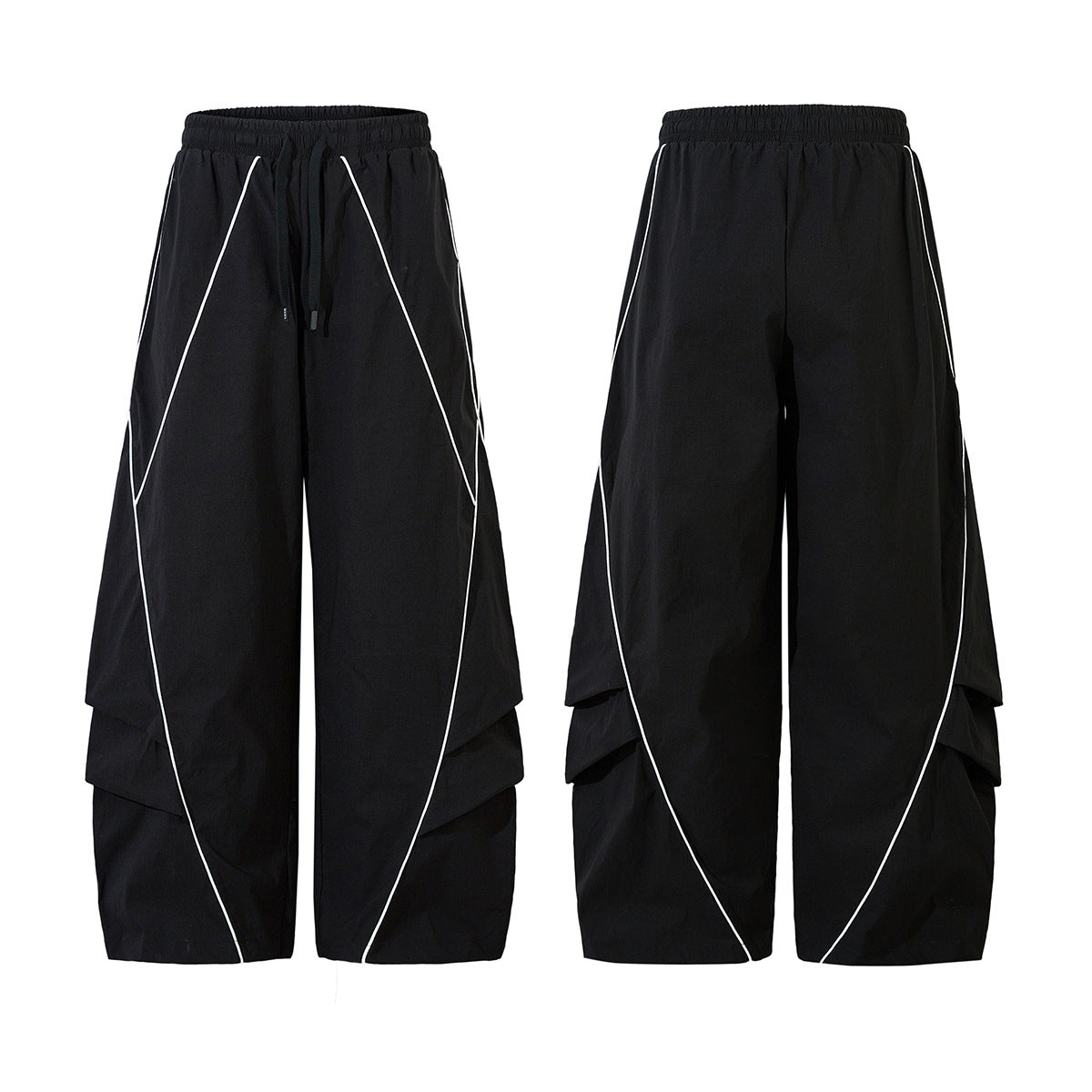 Line Design Wide Leg Curved Pants WN25473