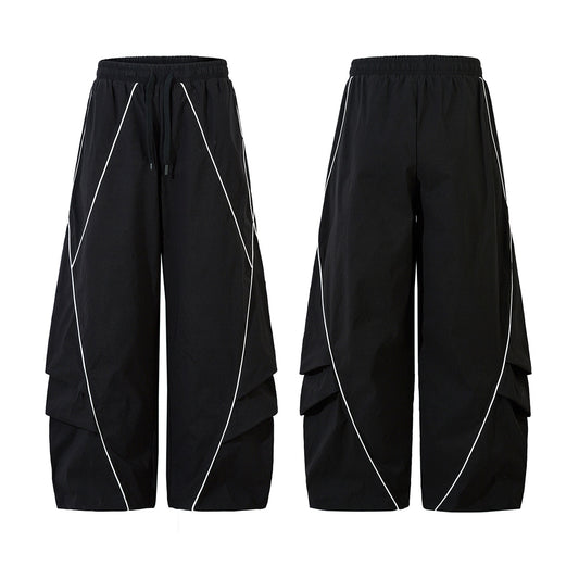 Line Design Wide Leg Curved Pants WN25473