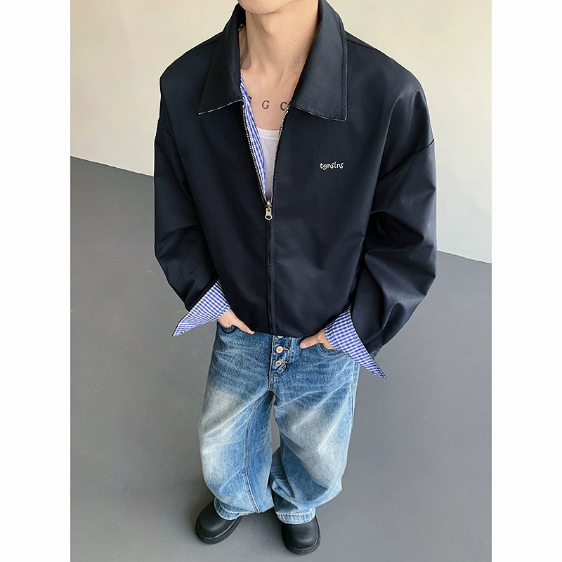 Checkered Reversible Design Jacket WN19277