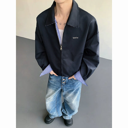 Checkered Reversible Design Jacket WN19277