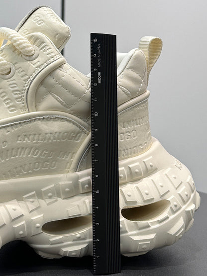 Print Platform Height-Increasing Dad Sneakers WN24752