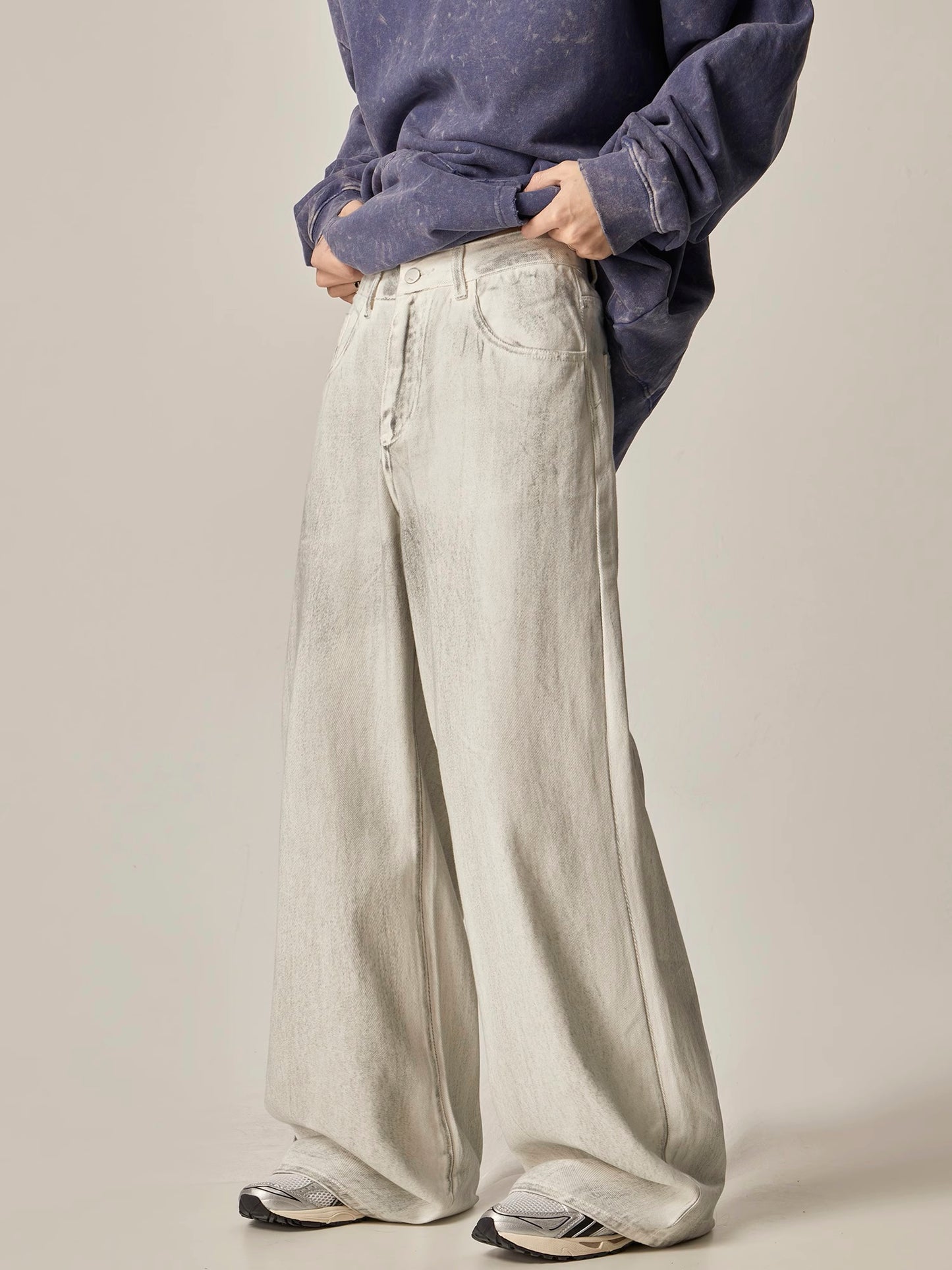 Wide-leg Denim Jeans WN6214