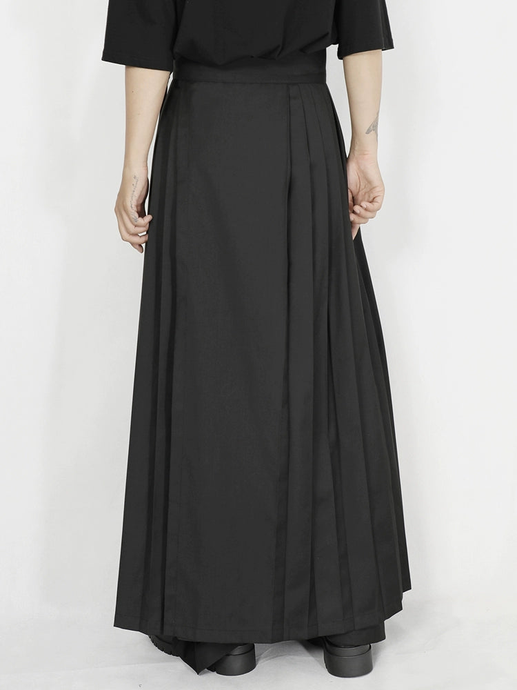 Embroidered A-Line Maxi Skirt WN20174