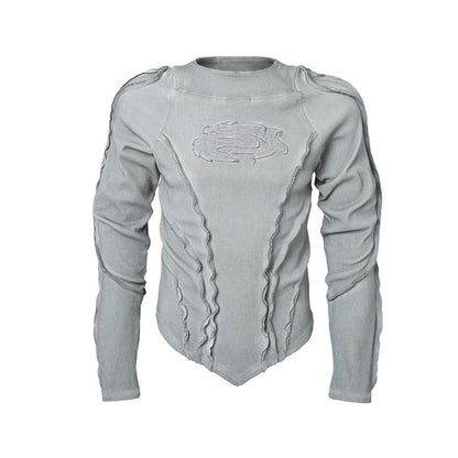 Graphic Design Futuristic Seam T-shirt WN23041