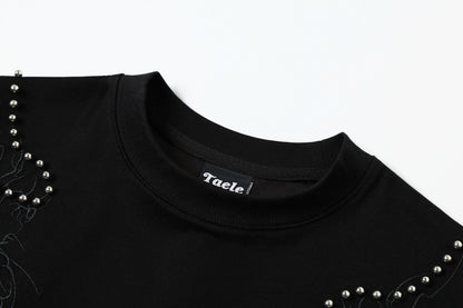 Rivet Design Short Sleeve T-Shirt WN25642