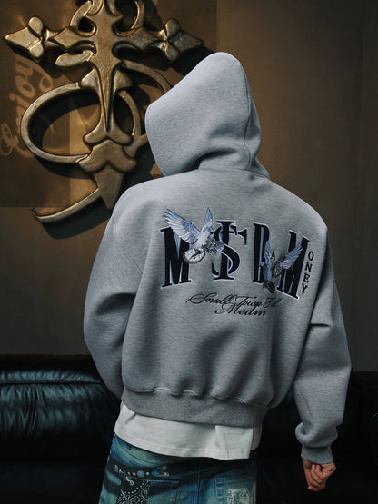 Air-Layer Zipper Hoodie WN12009