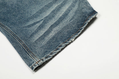 Washed Barrel Wide Leg Denim Jeans WN26108