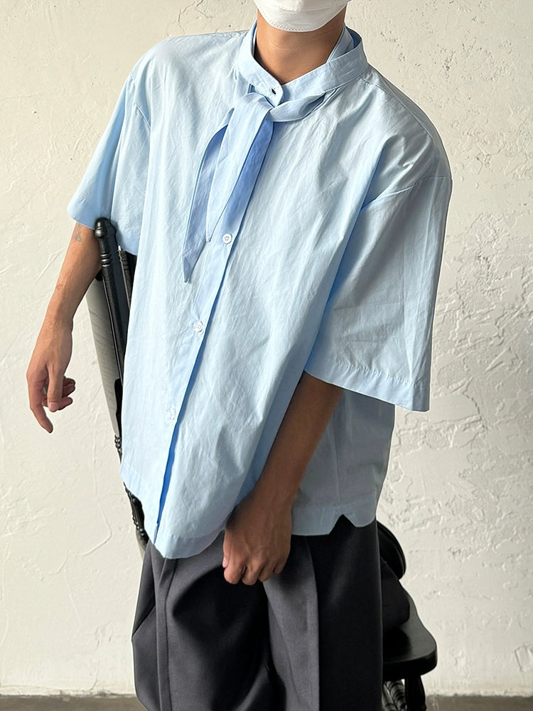 Ruffle Short Sleeve Shirt WN19974