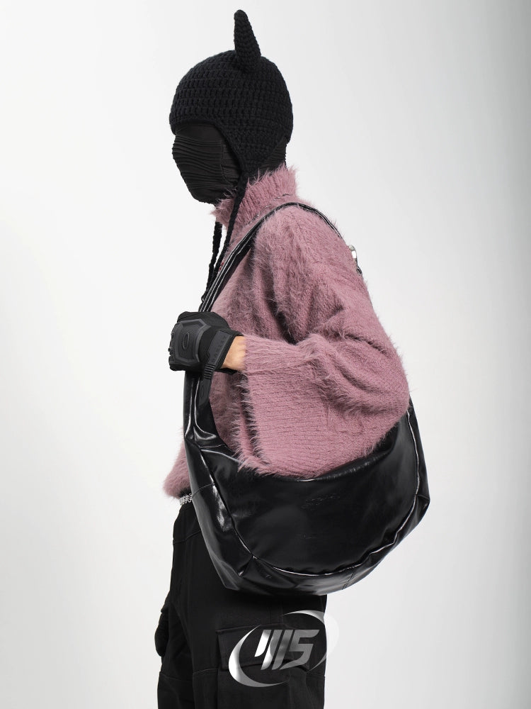 Large Capacity PU Leather Hobo Shoulder Bag WN18729