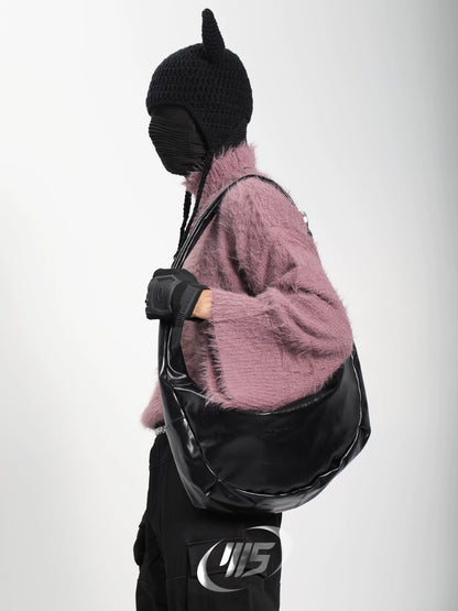 Large Capacity PU Leather Hobo Shoulder Bag WN18729