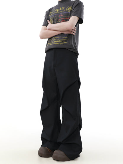 Wide-leg Straight Casual Paratrooper Pants WN5332