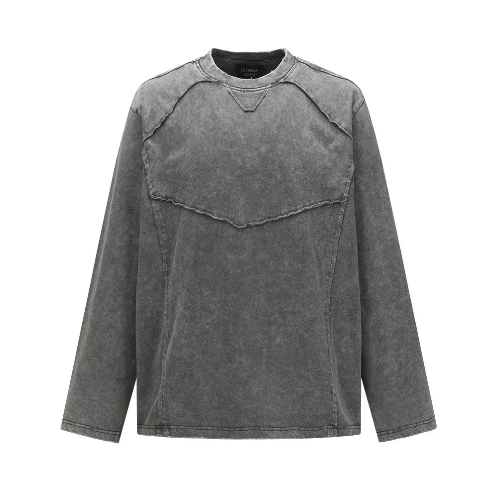 Washed Cotton Long Sleeve T-Shirt  WN27855
