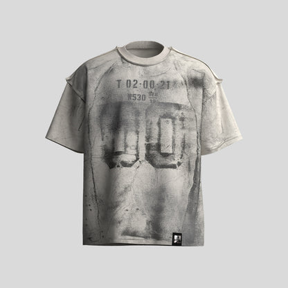 Industrial Graphic Gothic Short Sleeve T-Shirt WN27142