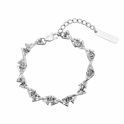 Titanium Steel Necklace & Bracelet WN19221